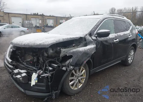 2019 Nissan Rogue Sv из США, поврежденный, VIN KNMAT2MTXKP546584